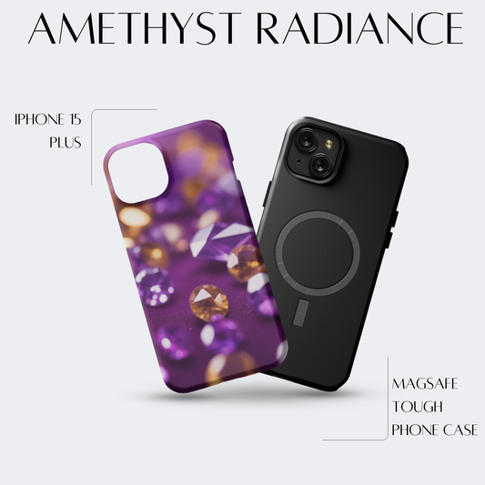 Amethyst Radiance - iPh 15 Plus MagSafe Tough Matte Finish