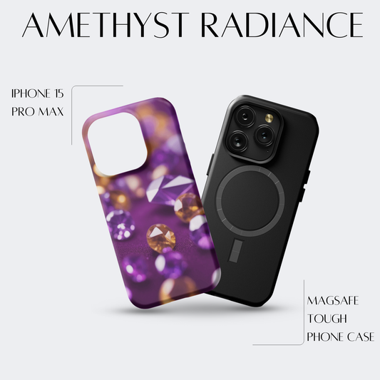 Amethyst Radiance - iPh 15 Pro Max MagSafe Tough Matte Finish