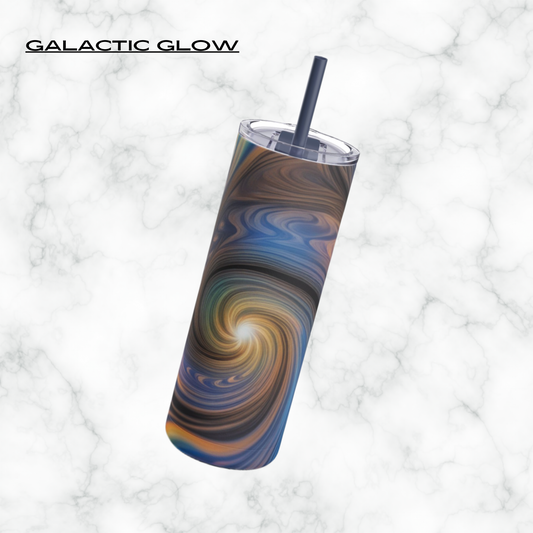 Galactic Glow 20oz Skinny Tumbler - With Straw