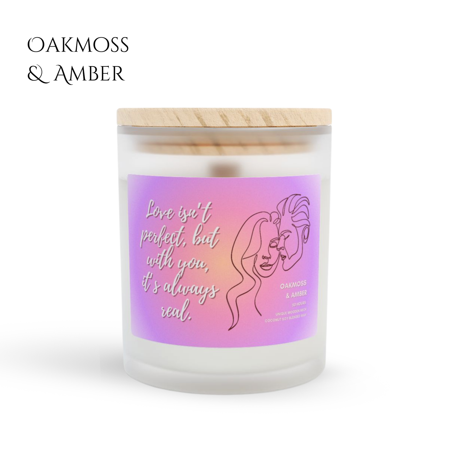 11oz Oakmoss And Amber Candle – Always Real