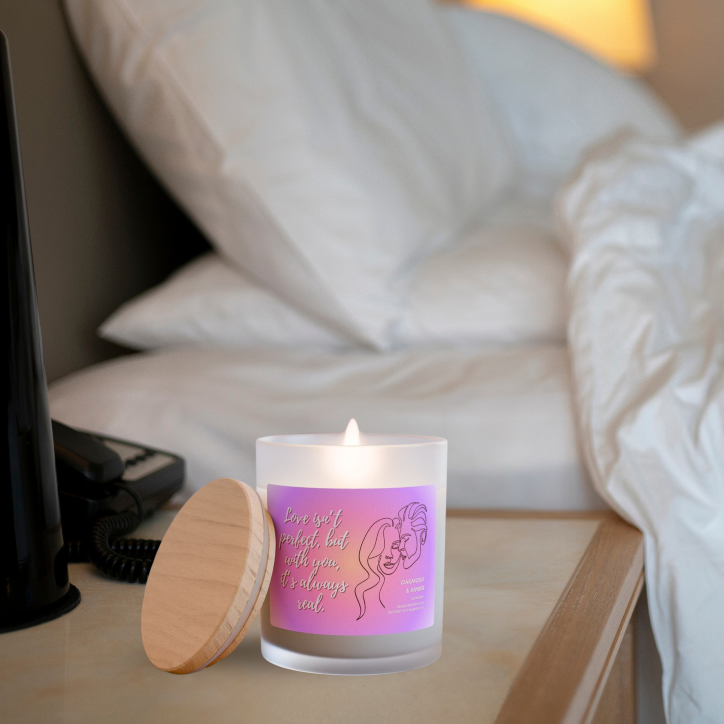 11oz Oakmoss And Amber Candle – Always Real