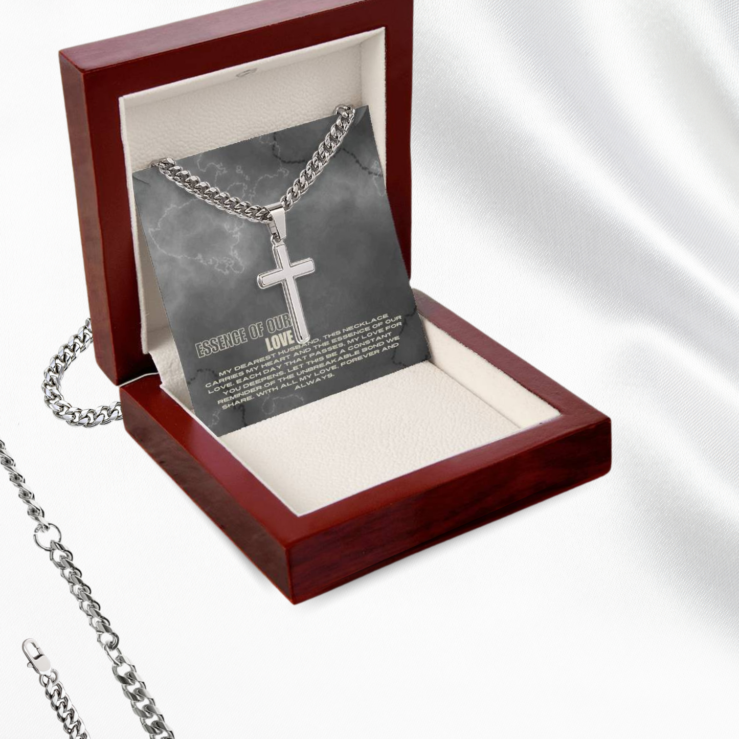 Deepening Love - Cubin Cross Necklace