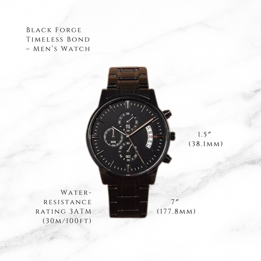 Black Forge - Timeless Bond Men's Watch