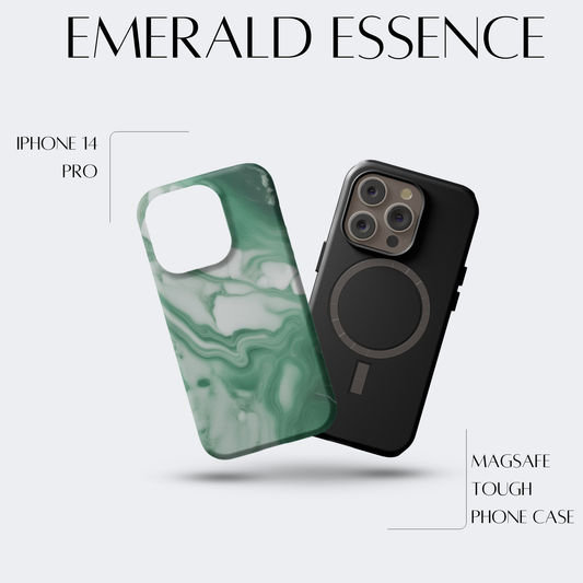Emerald Essence - iPh 14 Pro MagSafe Tough Matte Finish