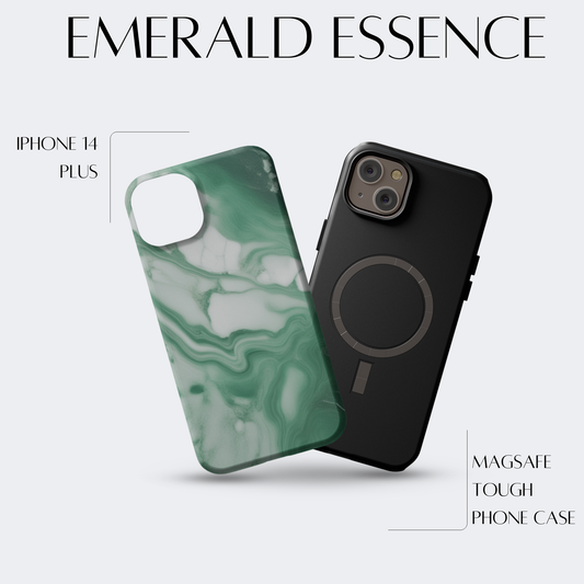 Emerald Essence - iPh 14 Plus MagSafe Tough Matte Finish