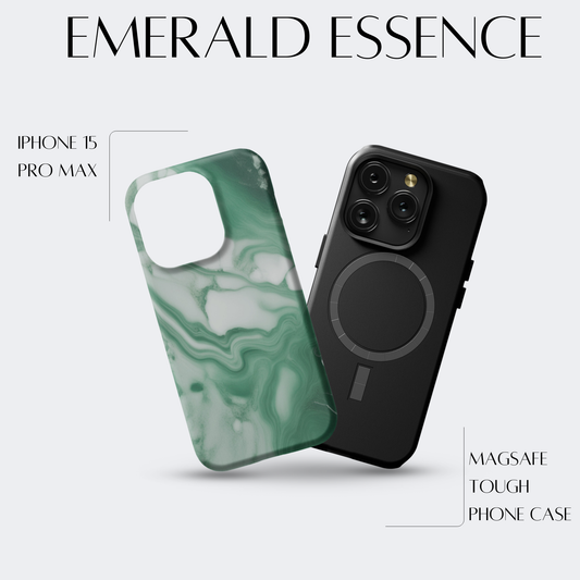 Emerald Essence - iPh 15 Pro Max MagSafe Tough Matte Finish