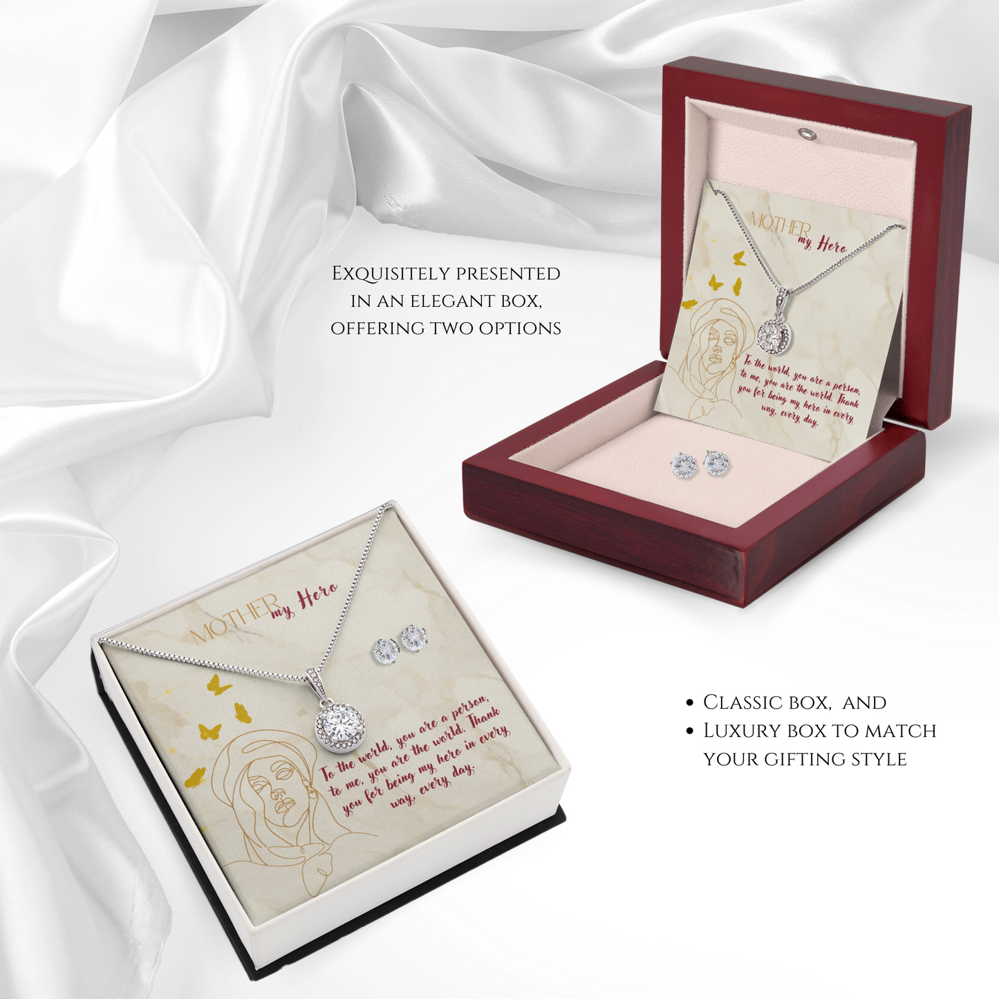 Eternal Hero - Hope Necklace & Earring Set