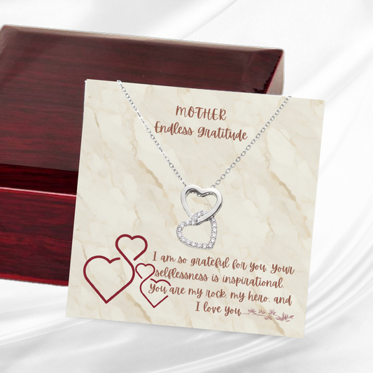 Heartfelt Gratitude - Two Hearts Necklace