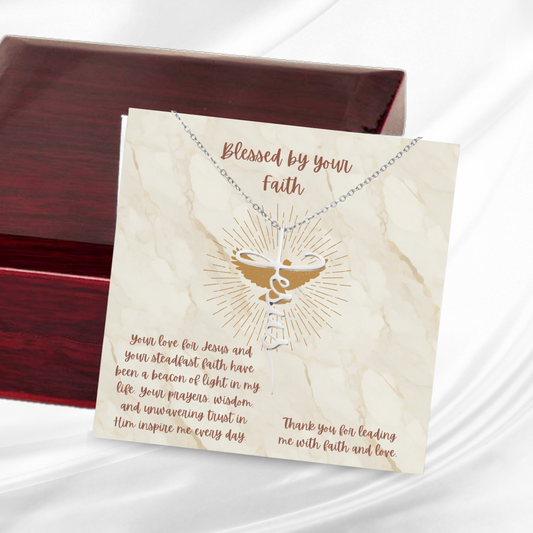 Blessed Faith - Jesus Cross Necklace