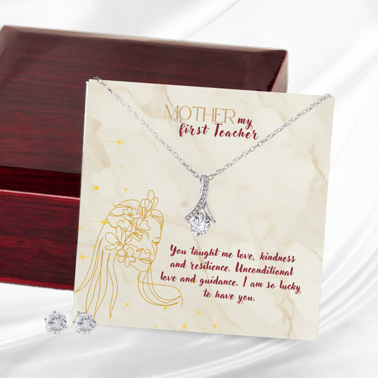Wisdom & Love - Alluring Necklace & Earring Set