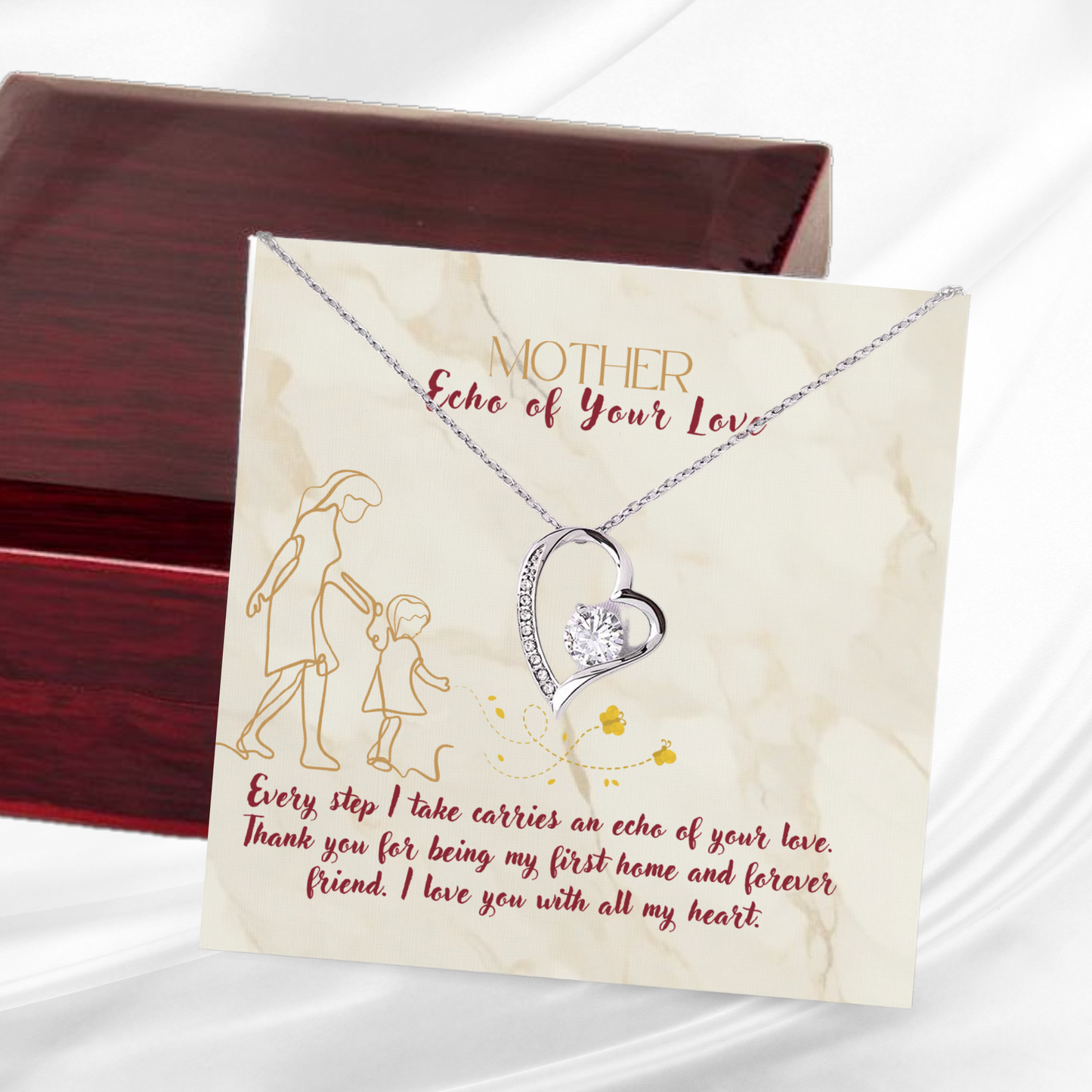 Heartfelt Echo - Love Necklace