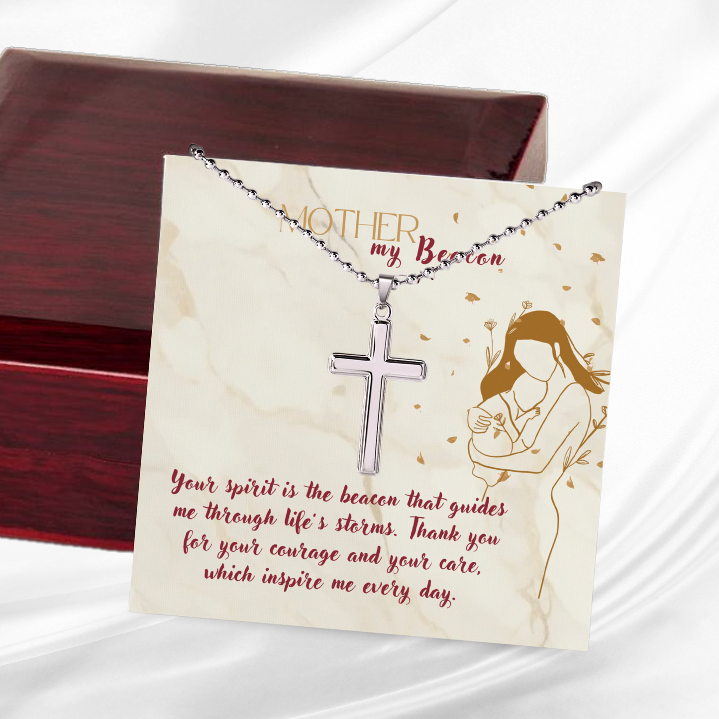 Beacon of Love - Stainless Cross Necklace