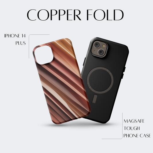 Copper Fold - iPh 14 Plus MagSafe Tough Matte Finish