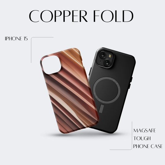 Copper Fold - iPh 15 MagSafe Tough Matte Finish