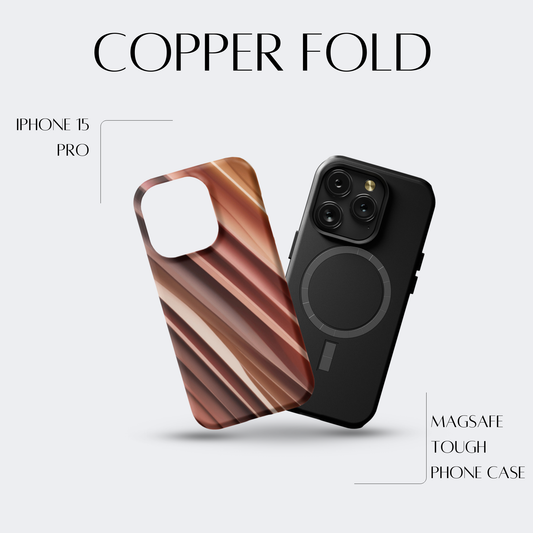 Copper Fold - iPh 15 Pro MagSafe Tough Matte Finish