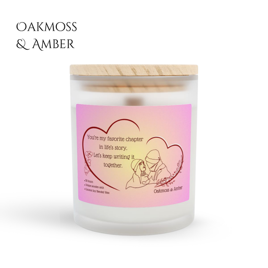11oz Oakmoss And Amber Candle – Favorite Chapter