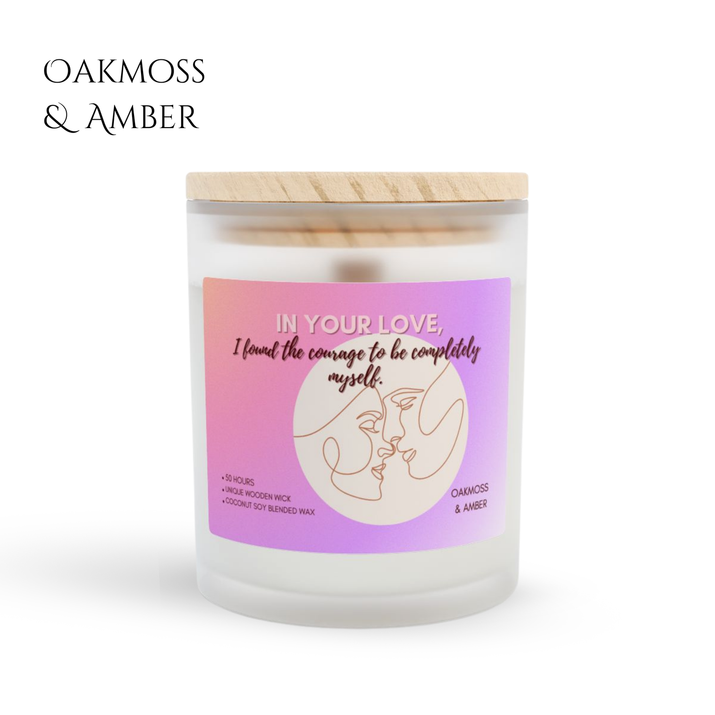 11oz Oakmoss And Amber Candle – In Your Love