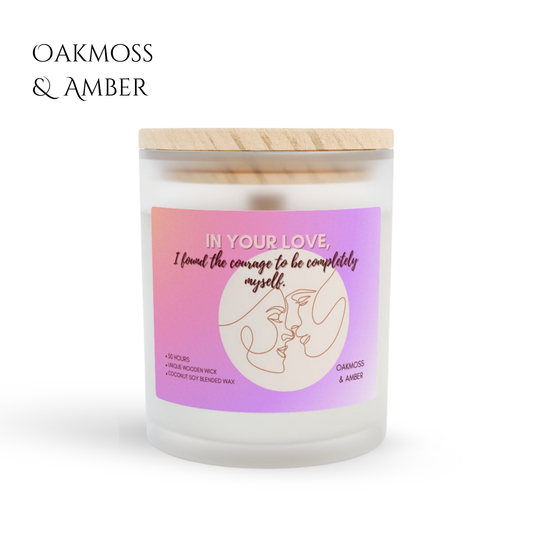 11oz Oakmoss And Amber Candle – In Your Love