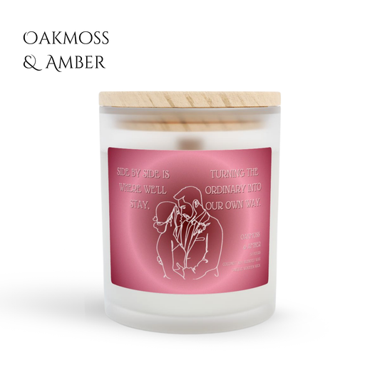 11oz Oakmoss And Amber Candle – Side By Side