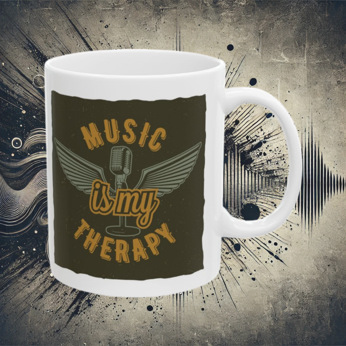 Music is My Therapy #3 - 11oz Mug