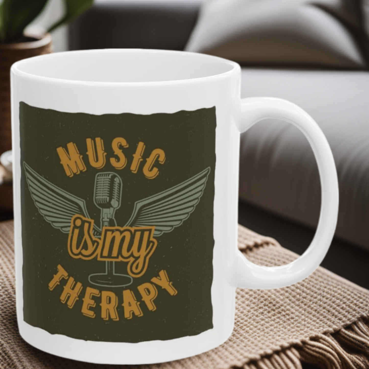 Music is My Therapy #3 - 11oz Mug