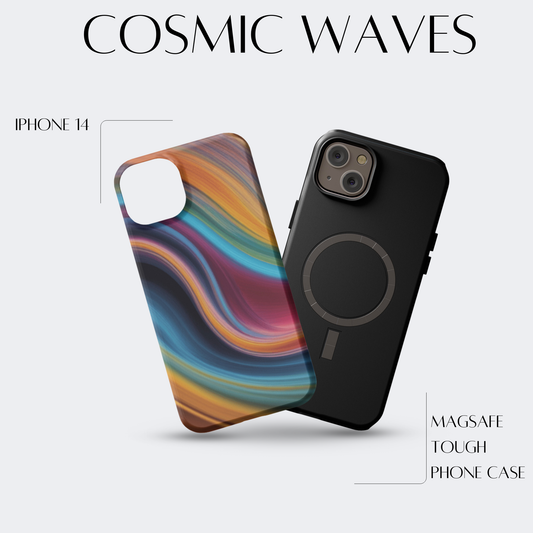Cosmic Waves - iPh 14 MagSafe Tough Matte Finish