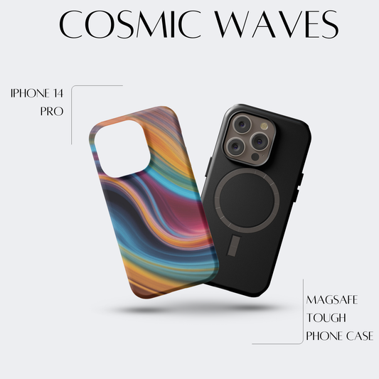 Cosmic Waves - iPh 14 Pro MagSafe Tough Matte Finish