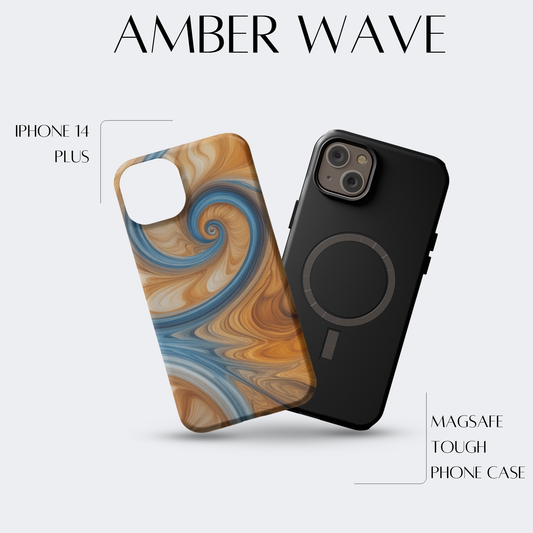 Amber Wave - iPh 14 Plus MagSafe Tough Matte Finish