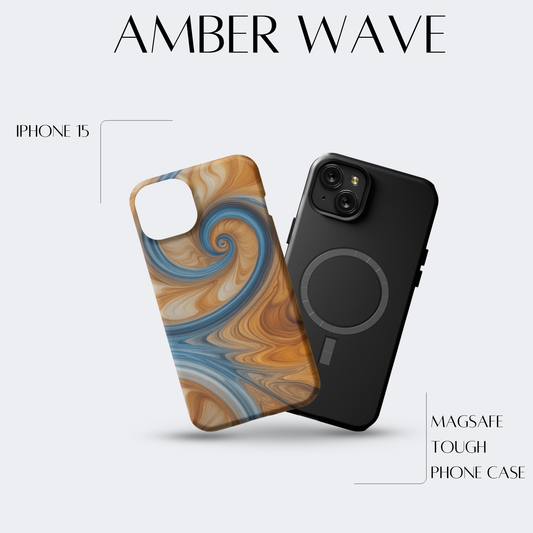 Amber Wave - iPh 15 MagSafe Tough Matte Finish