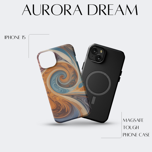 Aurora Dream - iPh 15 MagSafe Tough Matte Finish