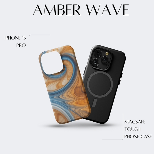 Amber Wave - iPh 15 Pro MagSafe Tough Matte Finish