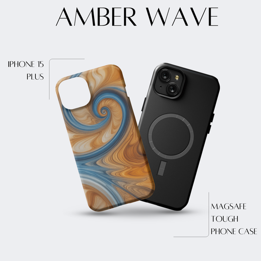 Amber Wave - iPh 15 Plus MagSafe Tough Matte Finish