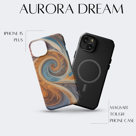 Aurora Dream - iPh 15 Plus MagSafe Tough Matte Finish
