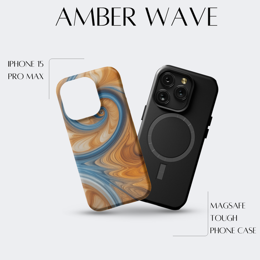 Amber Wave - iPh 15 Pro Max MagSafe Tough Matte Finish