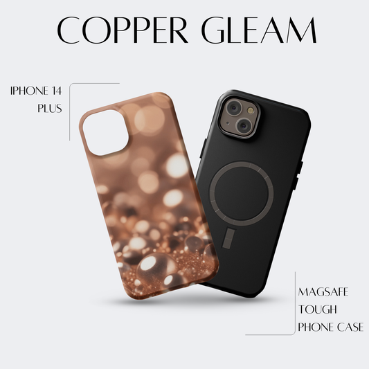 Copper Gleam - iPh 14 Plus MagSafe Tough Matte Finish