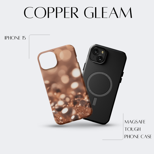 Copper Gleam - iPh 15 MagSafe Tough Matte Finish