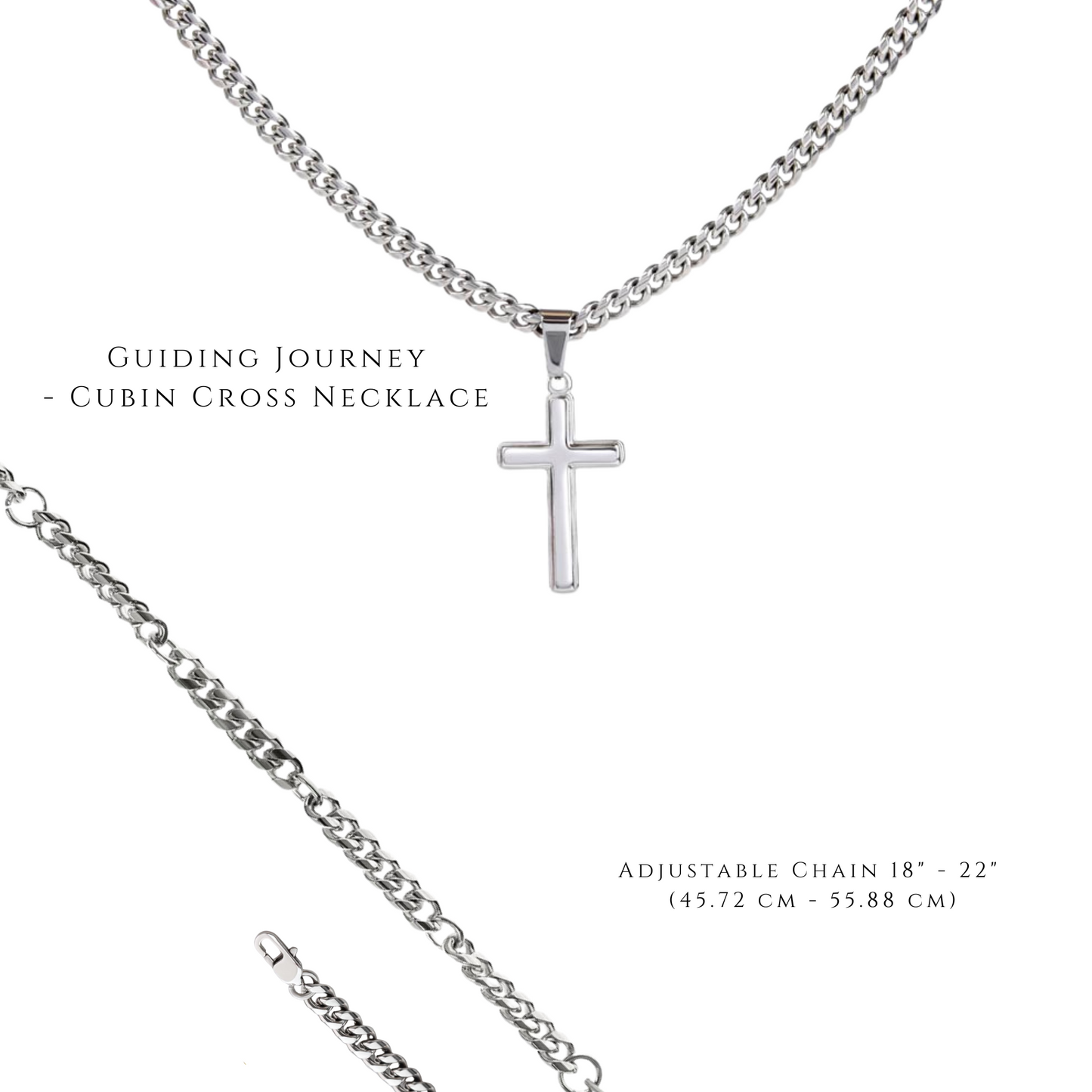 Guiding Journey - Cubin Cross Necklace