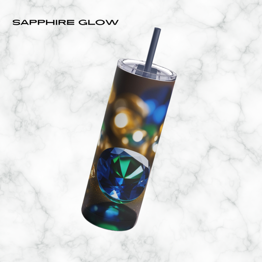 Sapphire Glow 20oz Skinny Tumbler - With Straw