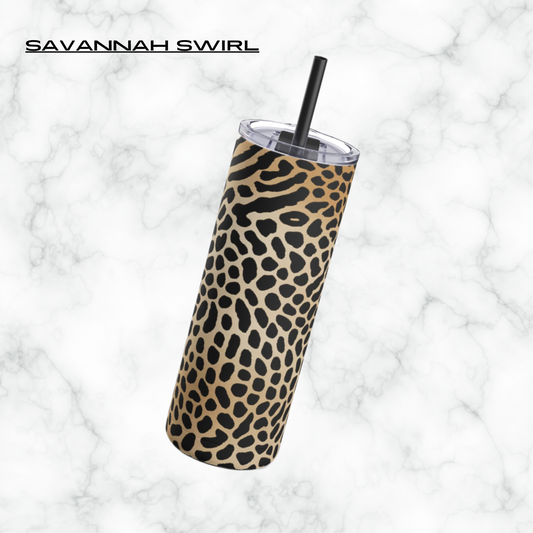 Savannah Swirl 20oz Skinny Tumbler - With Straw