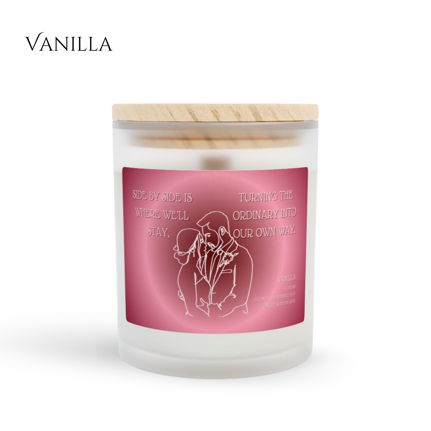 11oz Vanilla Candle – Side By Side