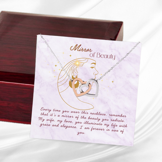 Mirror of Love - Locked Hearts Necklace