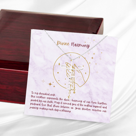 Divine Harmony - Jesus Cross Necklace