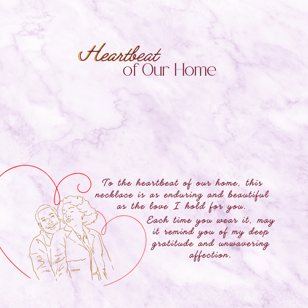 Heart of Our Home - Love Necklace & Earring Set