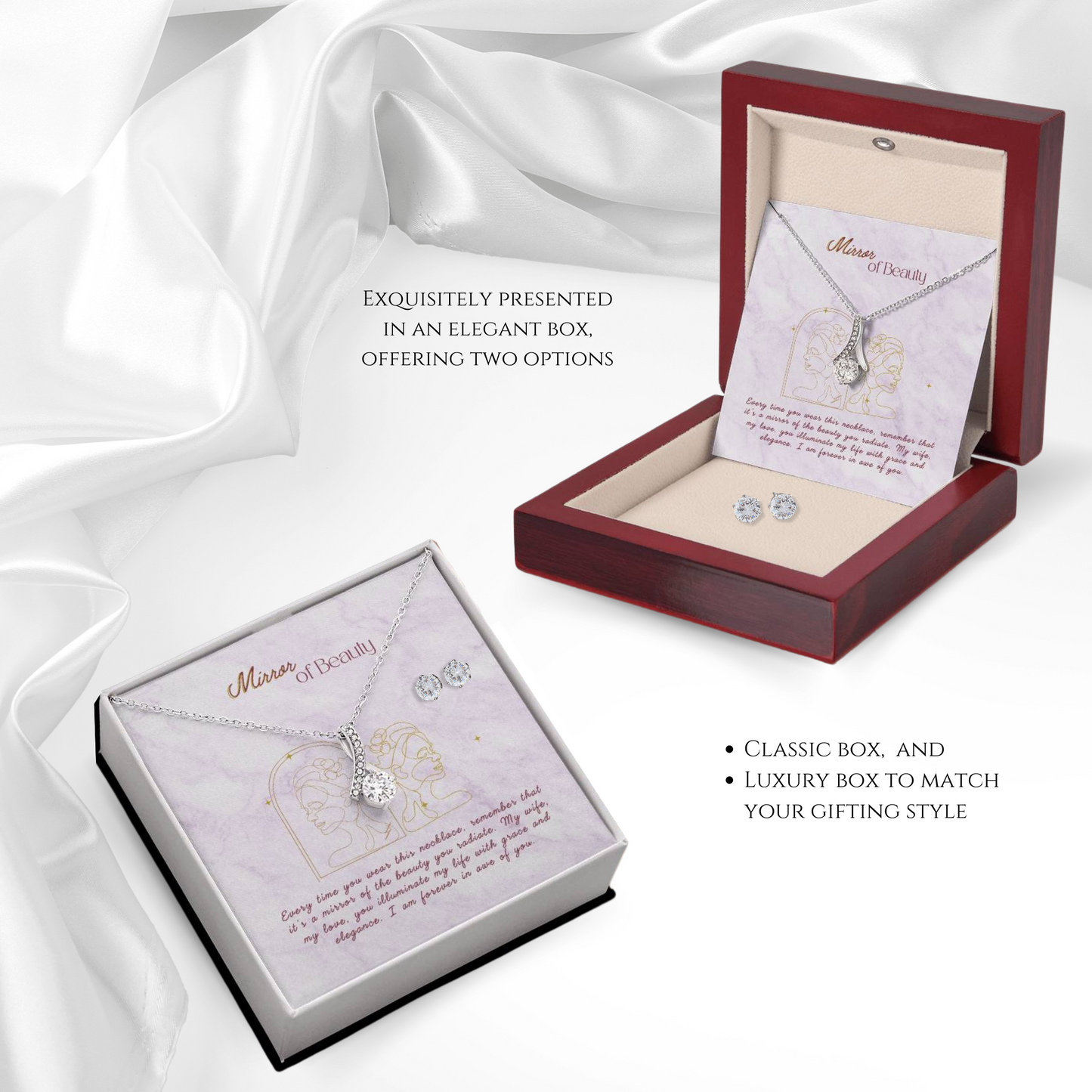 Radiant Beauty - Alluring Necklace & Earring Set
