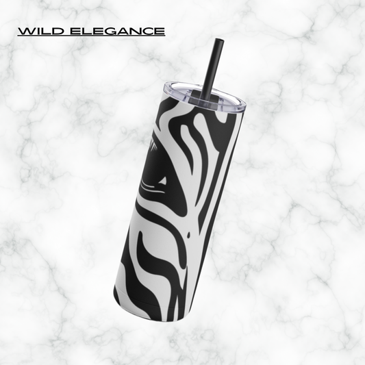 Wild Elegance 20oz Skinny Tumbler - With Straw