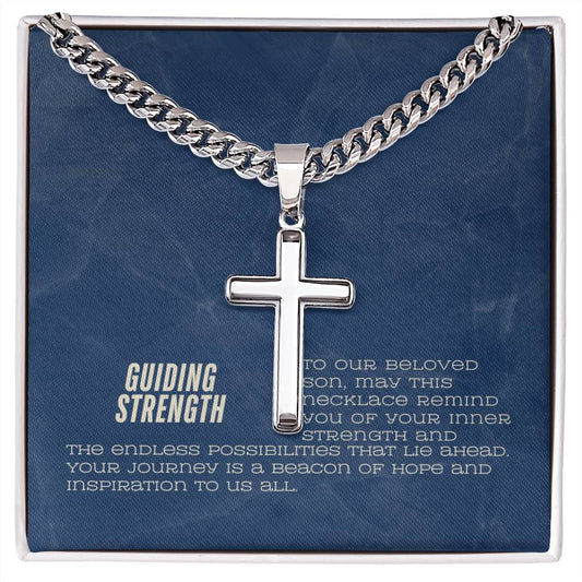 Guiding Journey - Cubin Cross Necklace